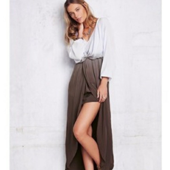 Free People Dresses & Skirts - Free People lavender and grey Ombre High-Low Dress small